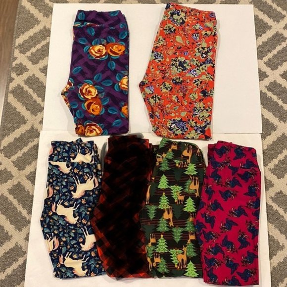 LuLaRoe Leggings bundle of five pairs - Picture 1 of 6